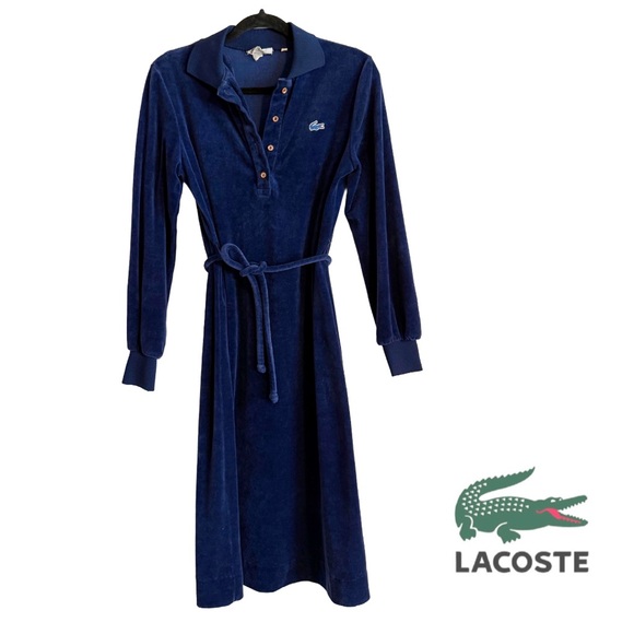 chinese dress ladies Lacoste Women's Long Ribbed Cotton Polo Dress, Black, 0 at Amazon Women's  Clothing store